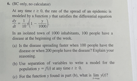 ( BC only, no calculator ) At any time t 0 , the