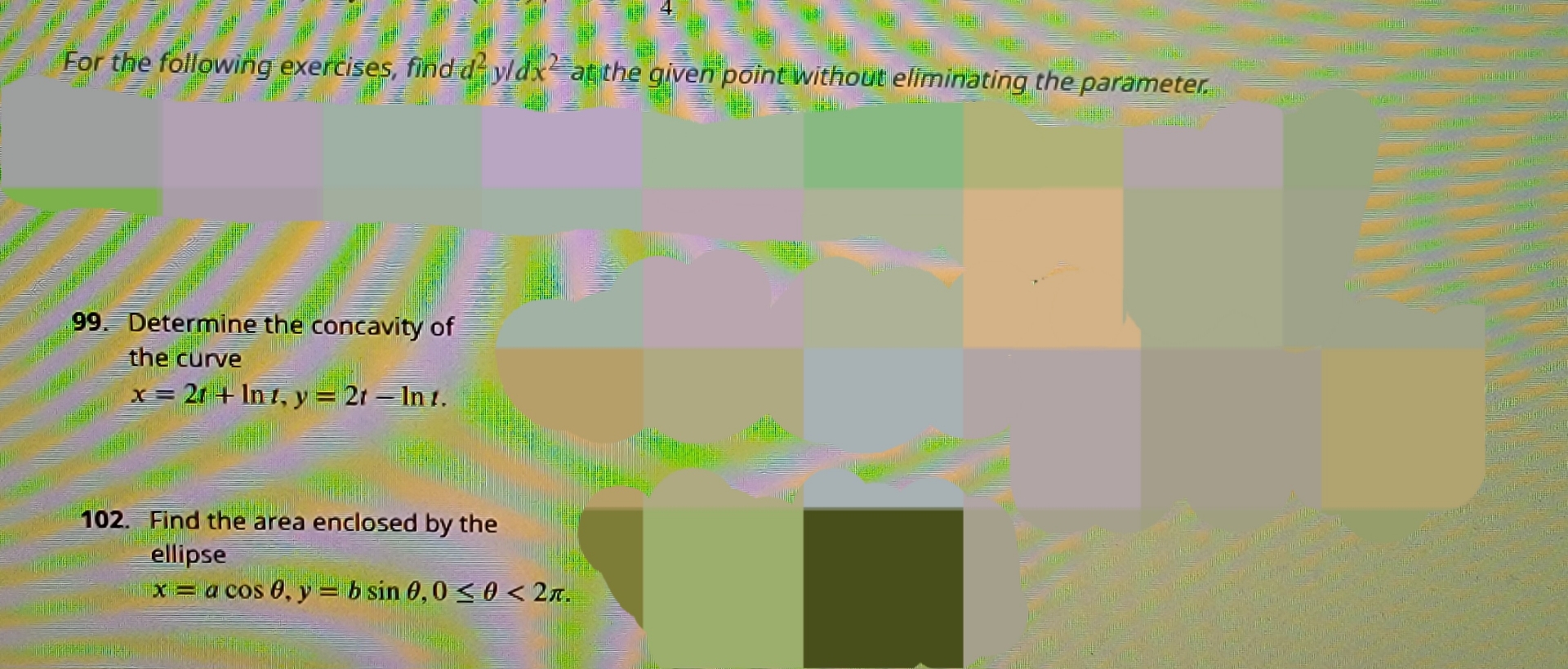 [ ( 9 9 AND 1 0 2 please ) ] For the following