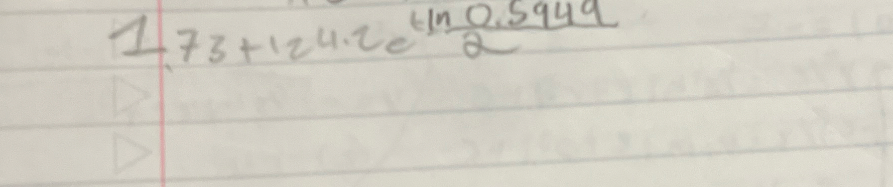 1 . 7 3 1 2 4 . 2 e t l n 0 . 5 9 4 9 2 Slove