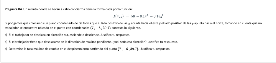 Pregunta 0 4 . Un recinto donde se llevan a cabo