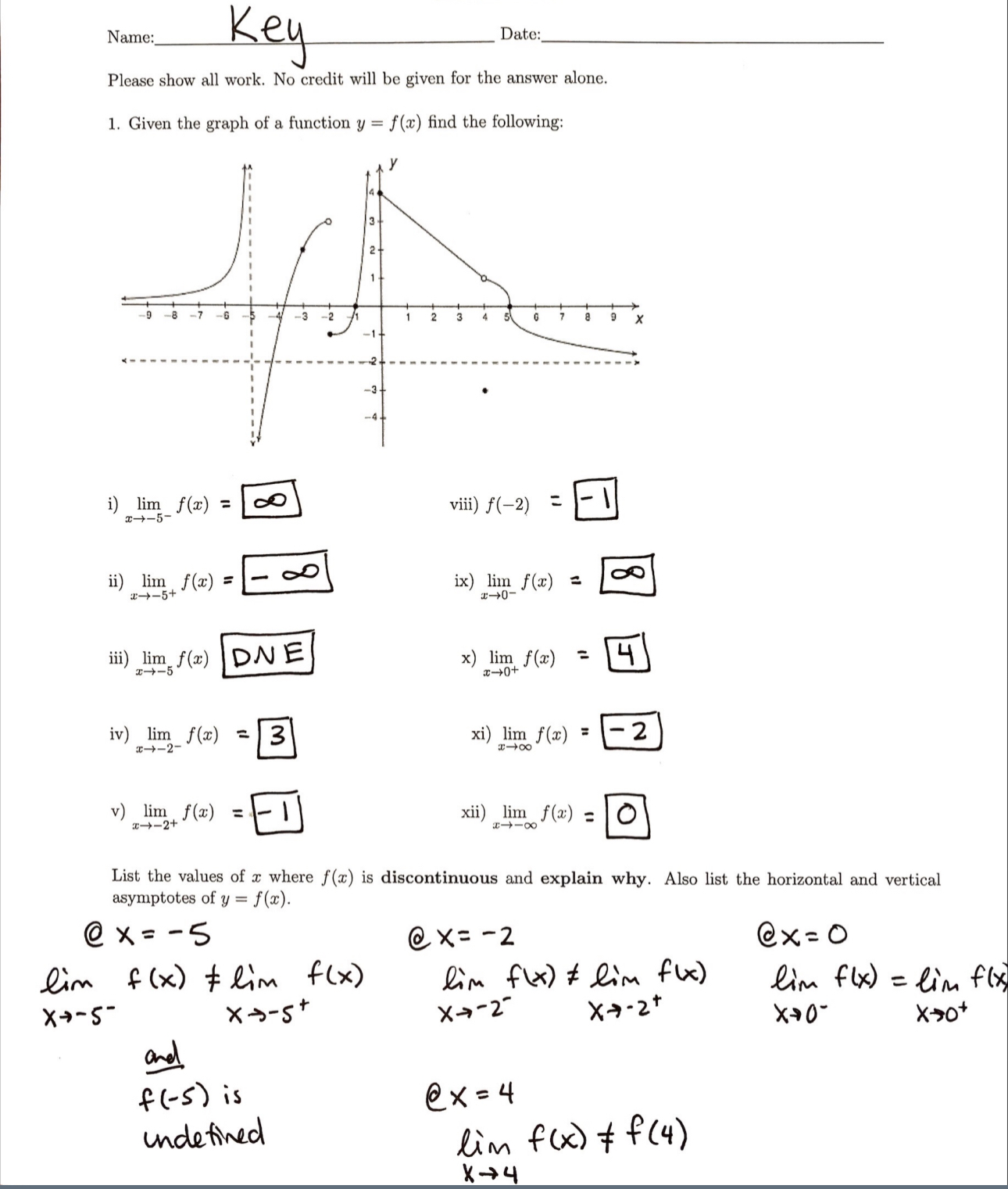 This is a practice test that has been answered by
