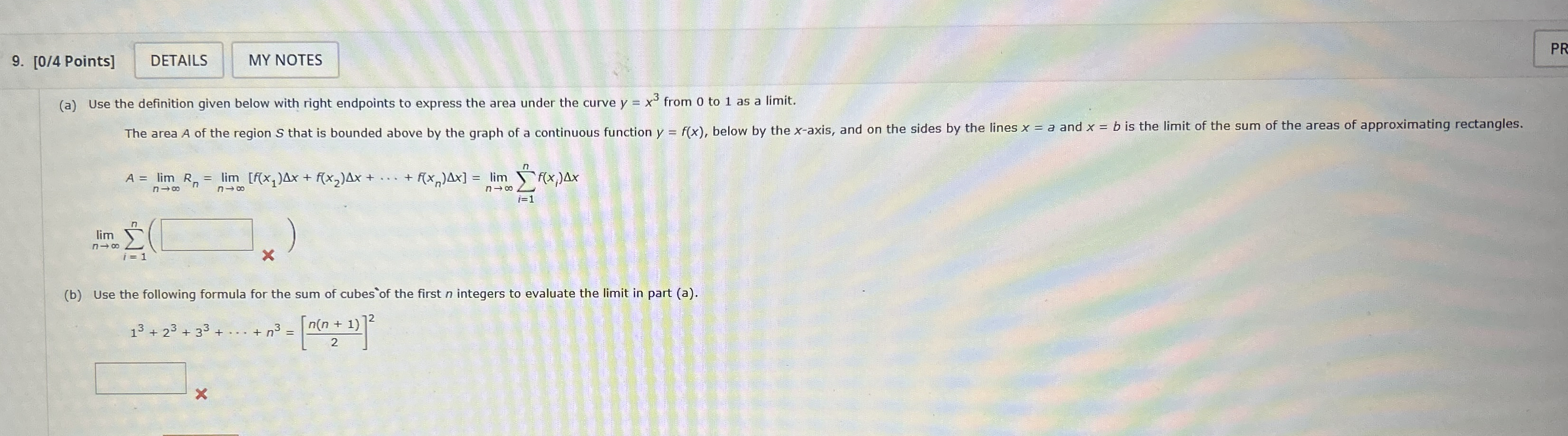 [ 0 / 4 Points ] ( a ) Use the definition given