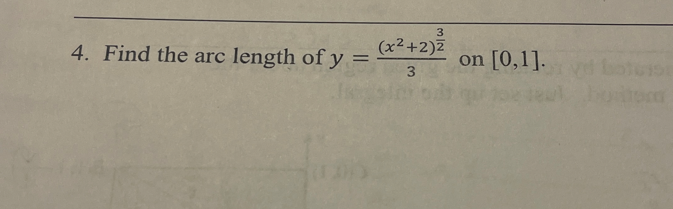Find the arc length of y = ( x 2 + 2 ) 3 2 3 on 0