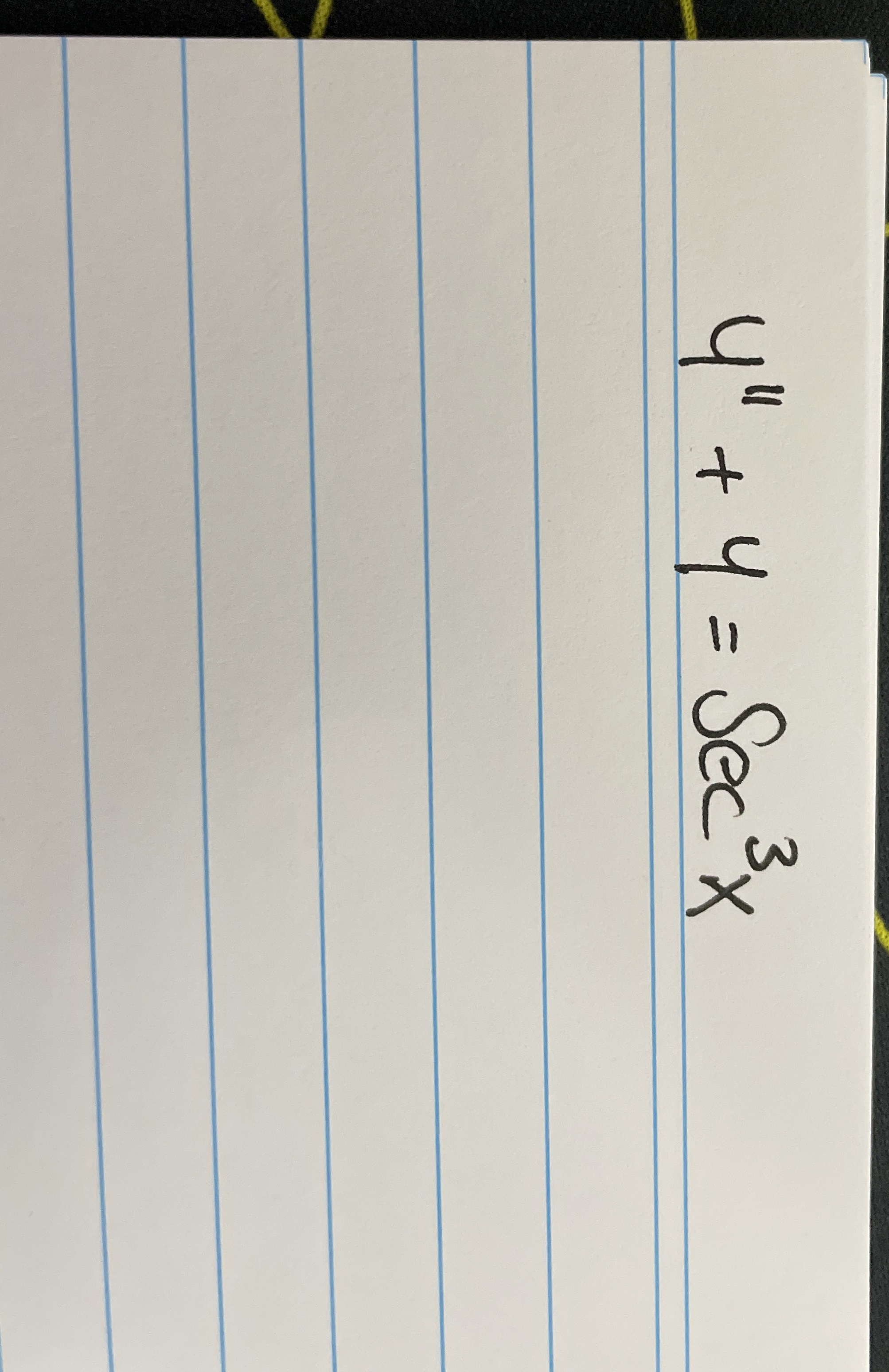 Can you solve this differantial equations question