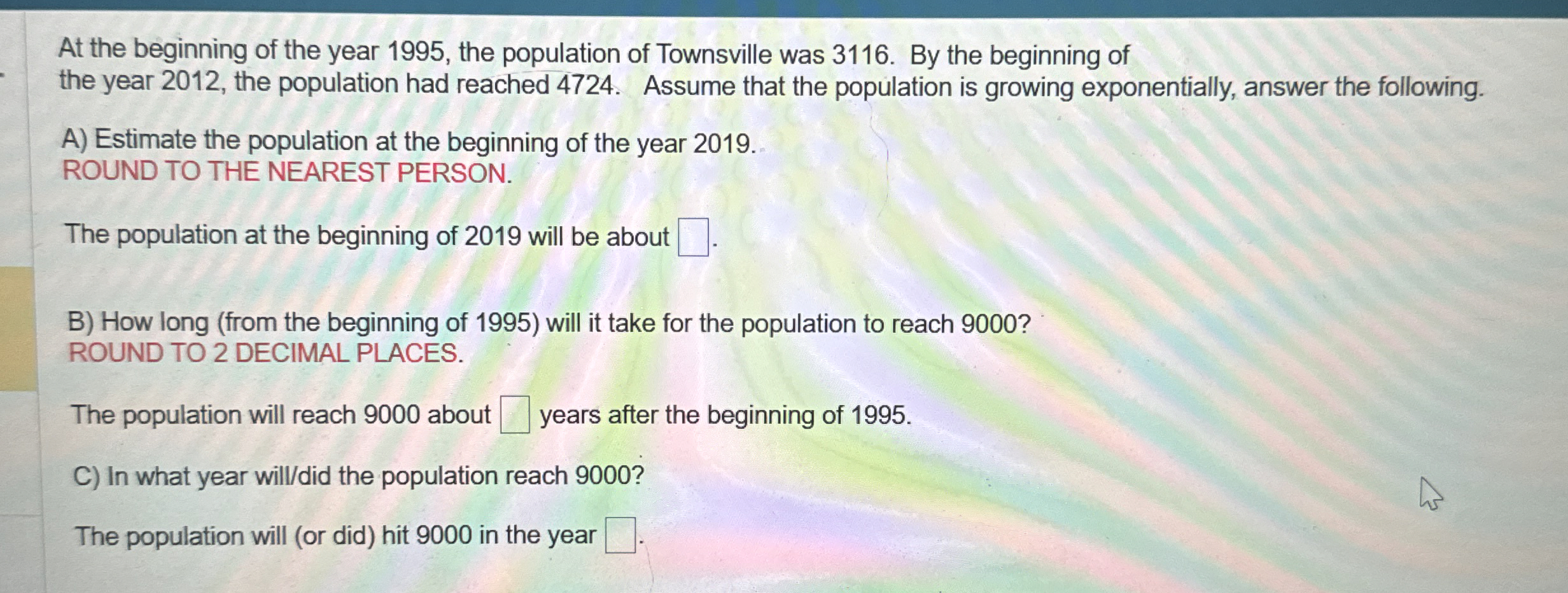 At the beginning of the year 1 9 9 5 , the