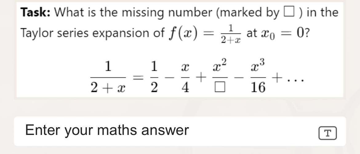 Task: What is the missing number ( marked by ) in
