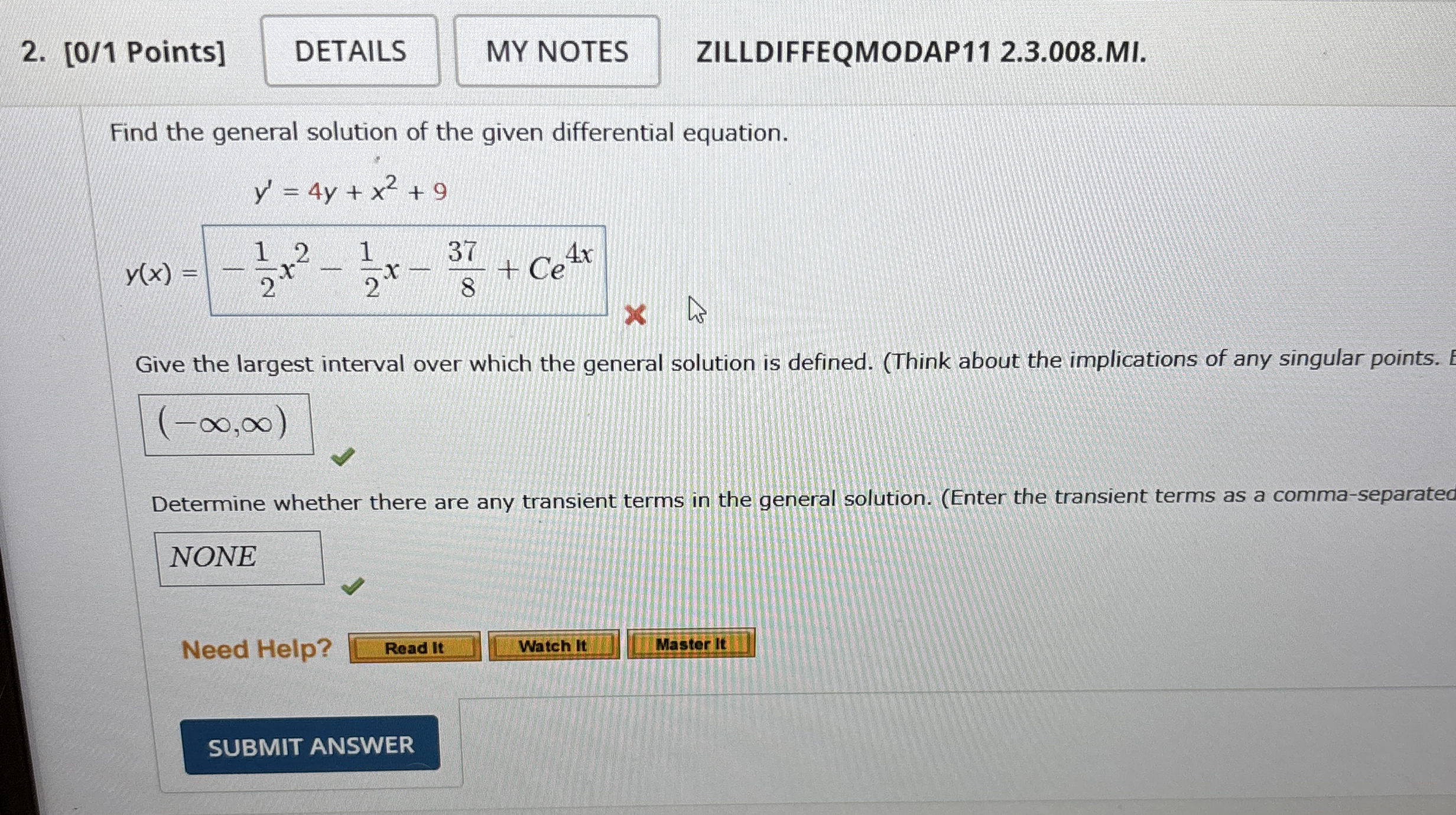 [ 0 / 1 Points ] ZILLDIFFEQMODAP 1 1 2 . 3 . 0 0