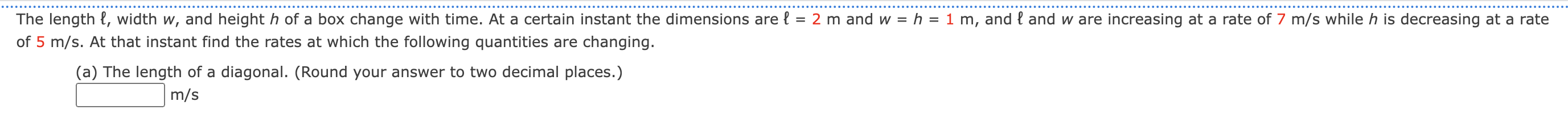 of \ ( 5 \ mathrm { ~m } / \ mathrm { s } \ ) .
