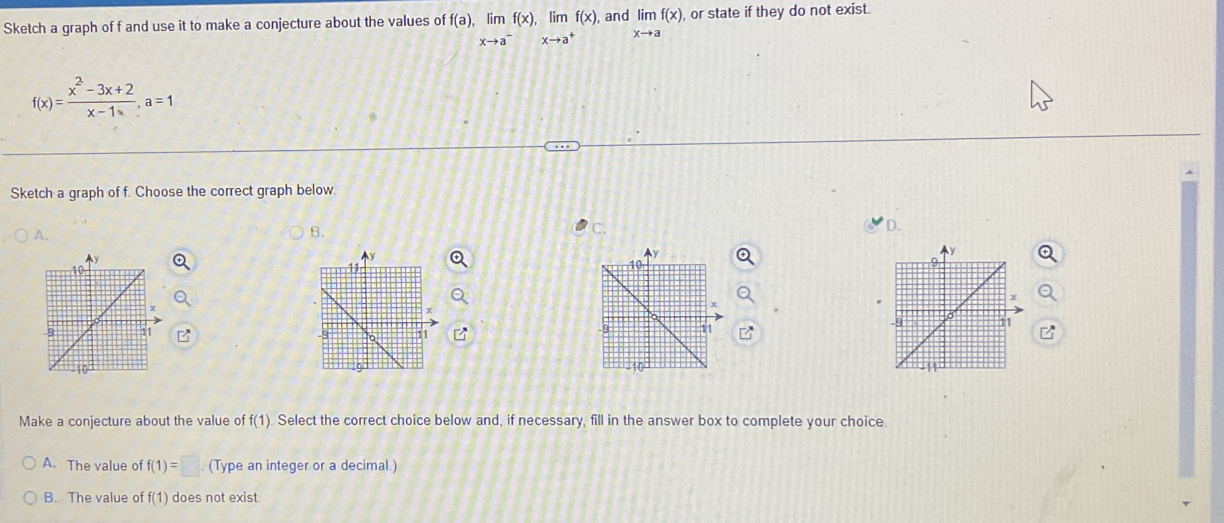 Sketch a graph of f and use it to make a