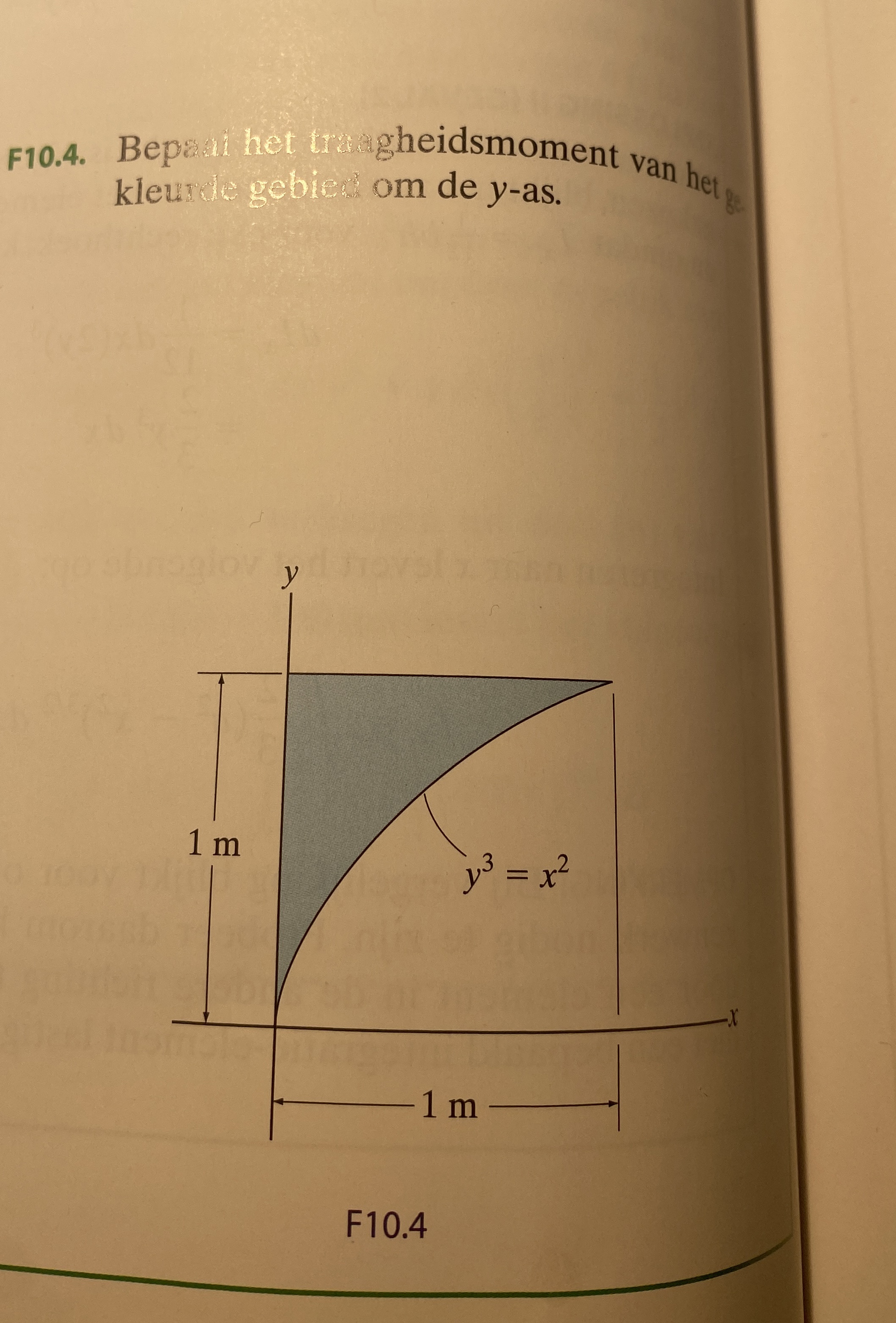 F 1 0 . 4 . Bepaal het traagheidsmoment van het