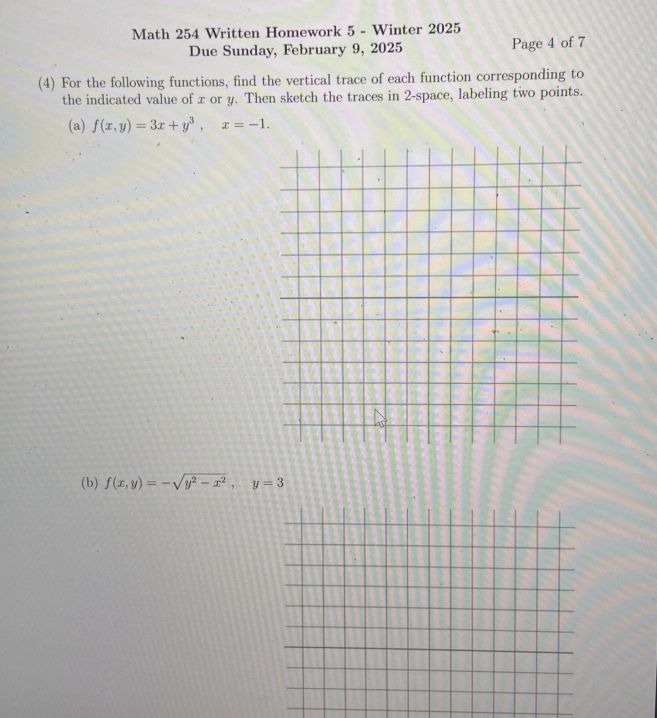 Math 2 5 4 Written Homework 5 - Winter 2 0 2 5