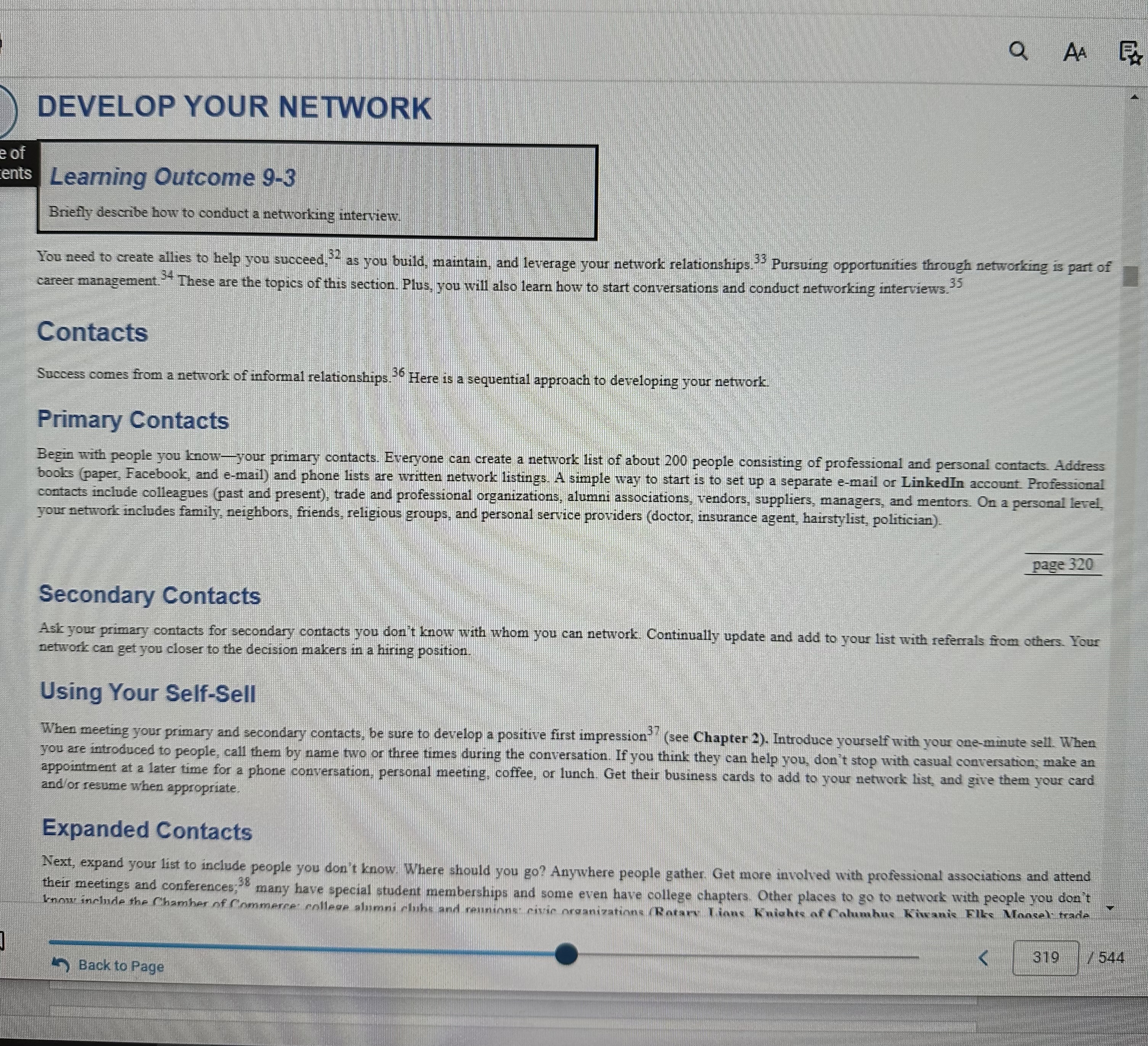 Refer to Chapter 9 (pp. 318-319) of your textbook