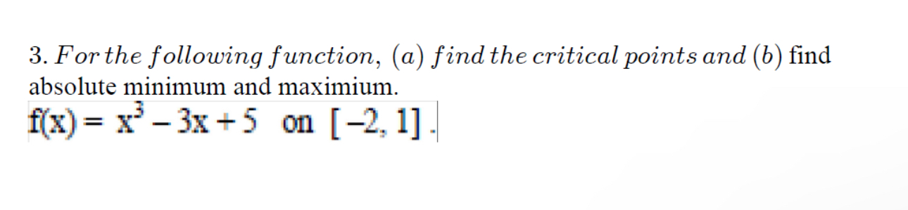 For the following function, ( a ) find the