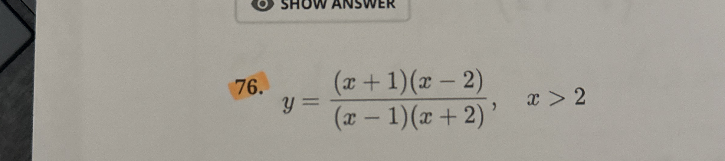Find the derivative using logarithmic