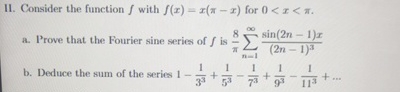 II . Consider the function f with f ( x ) = x ( -
