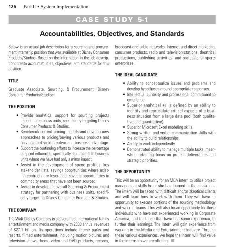 126 Part Il * System Implementation CASE STUDY