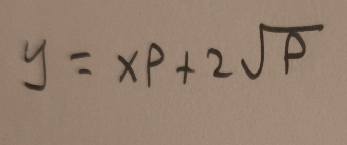 y = x p + 2 p 2 Individual solution Solve the