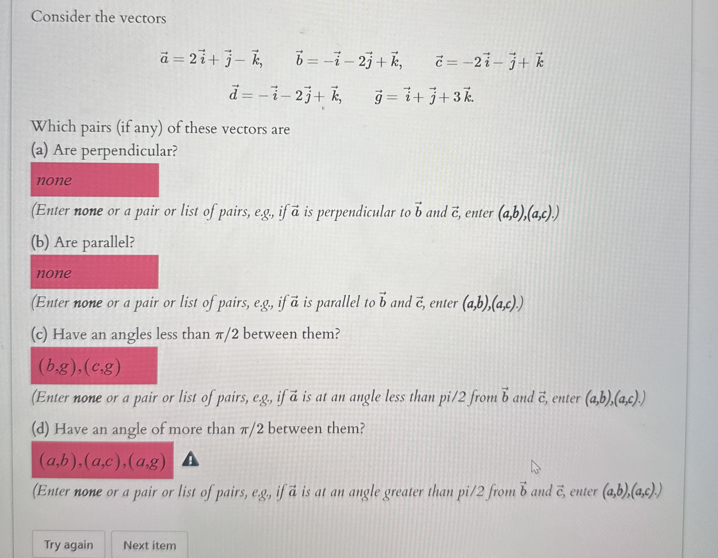 Consider the vectors vec ( a ) = 2 vec ( i ) +
