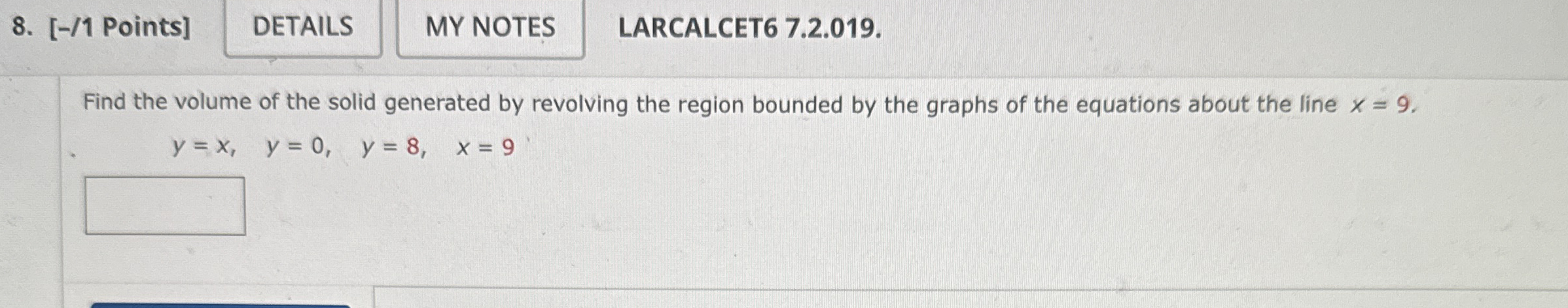 [ - / 1 Points ] LARCALCET 6 7 . 2 . 0 1 9 . Find