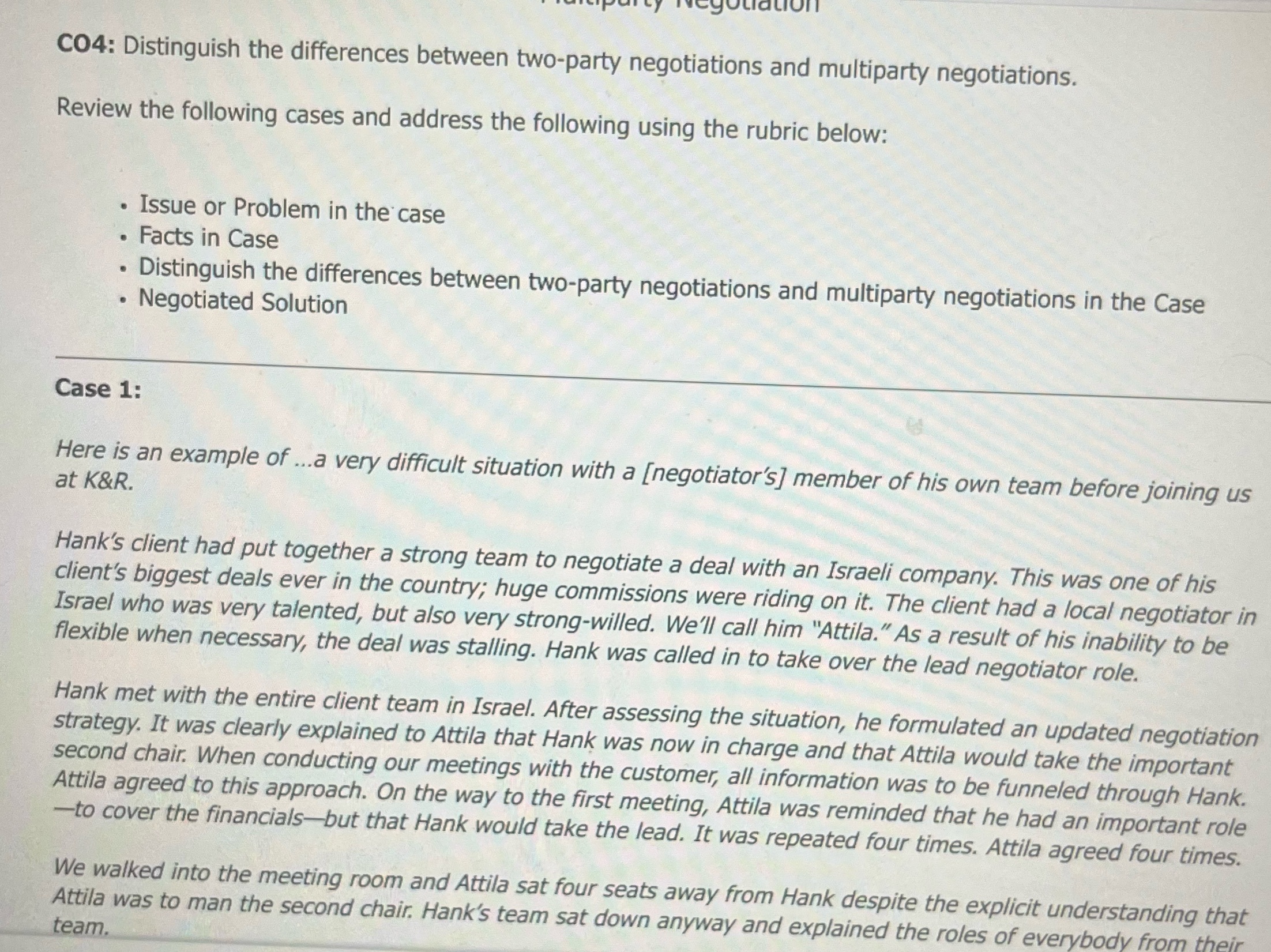 CO4: Distinguish the differences between