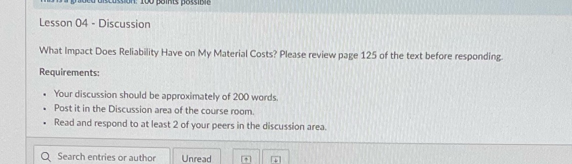 What impact does reliability have on my material