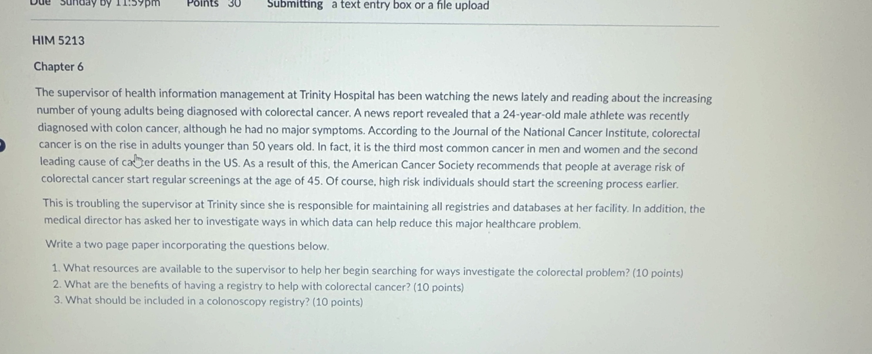 1:57pm Points 30 Submitting a text entry box or a