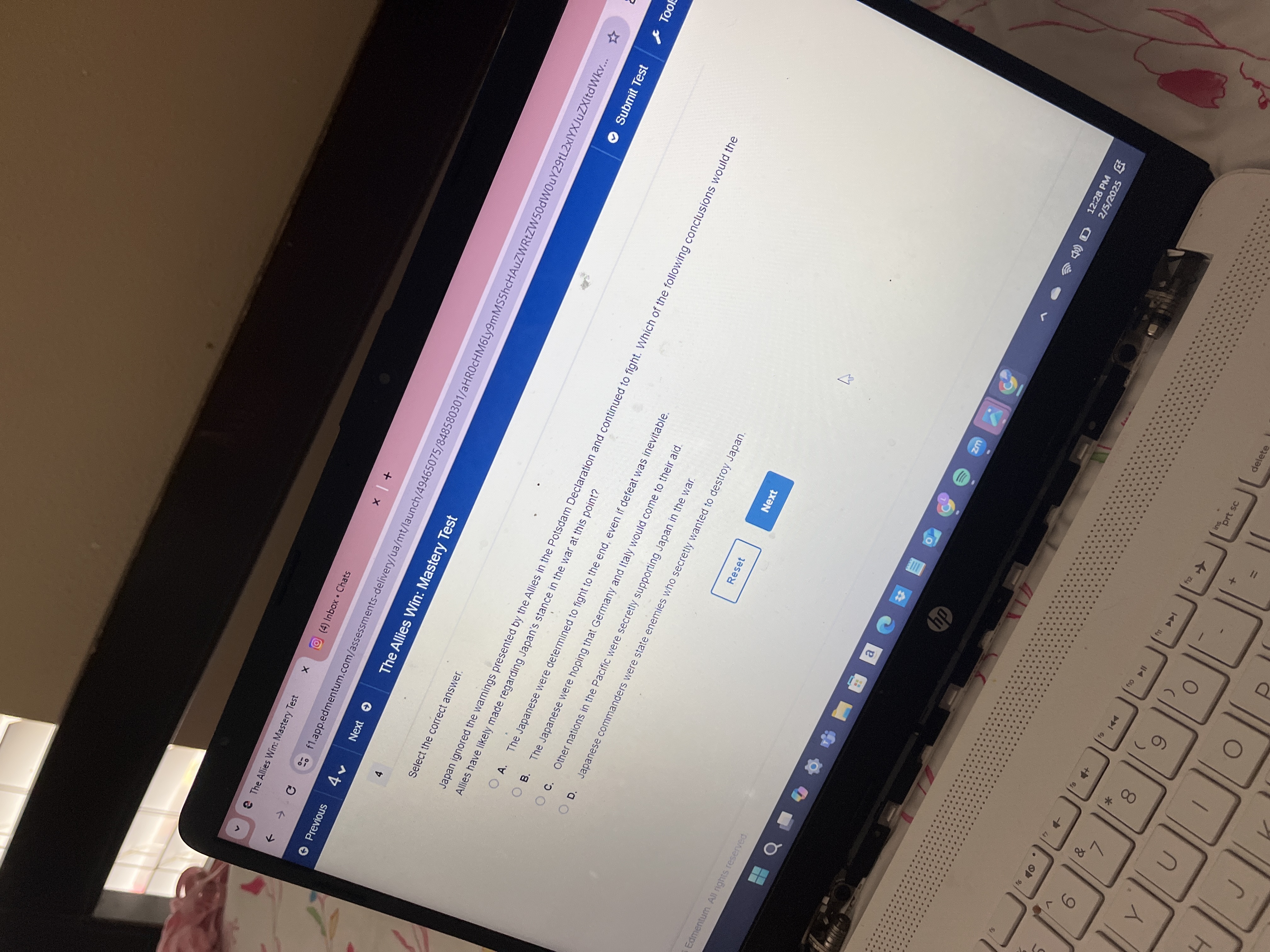 Witch one & The Allies Win: Mastery Test x (4)