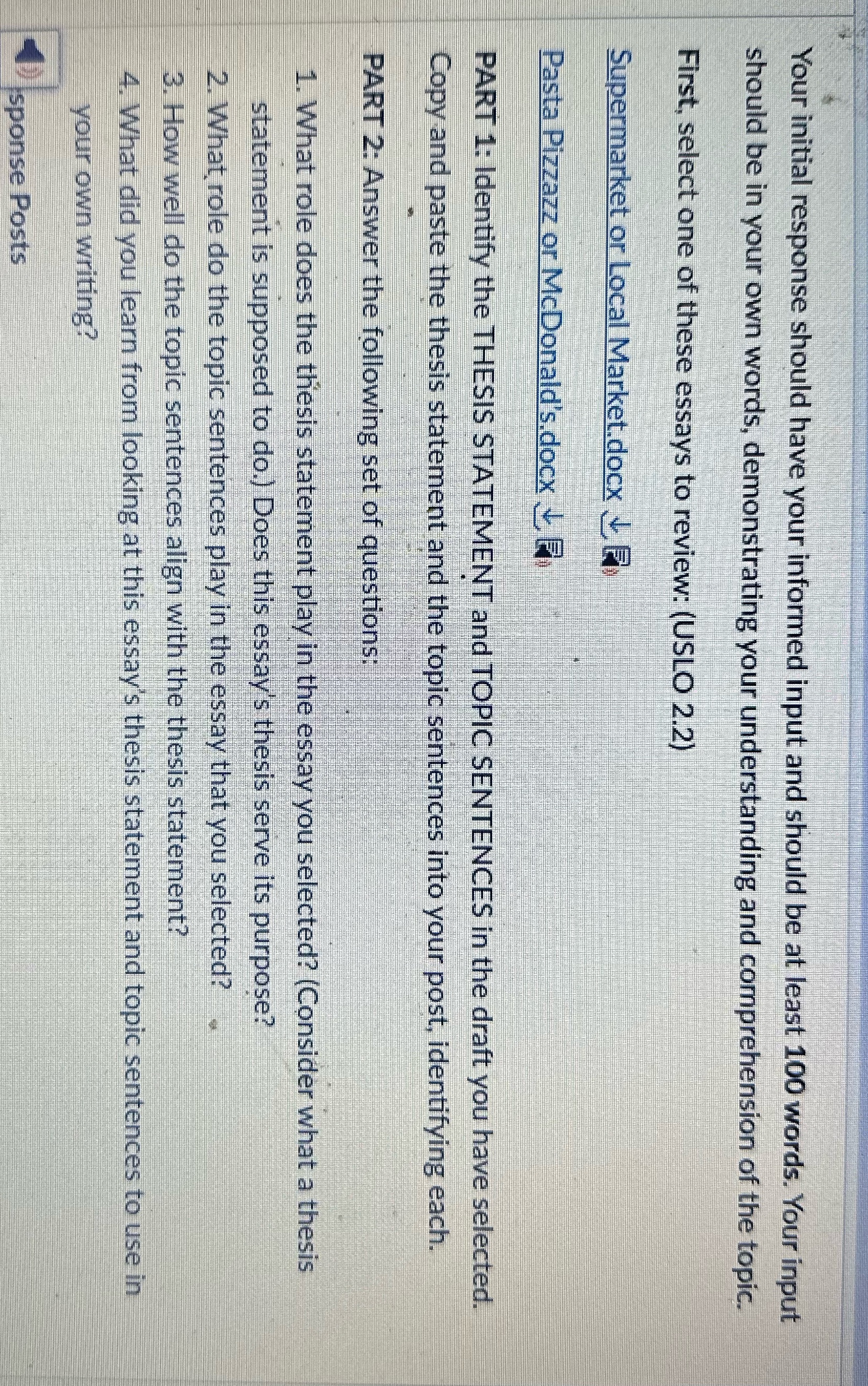 Your initial response should have your informed