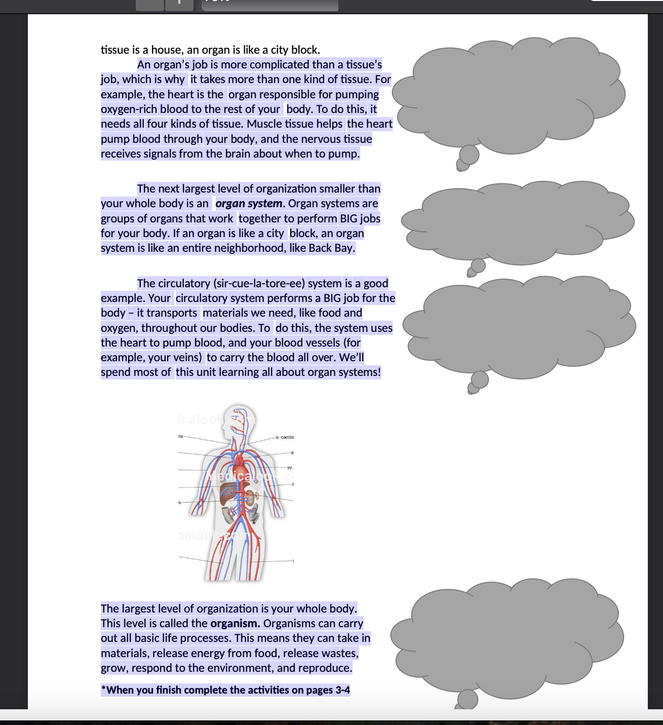 PART 1: READING - Read below and summarize each