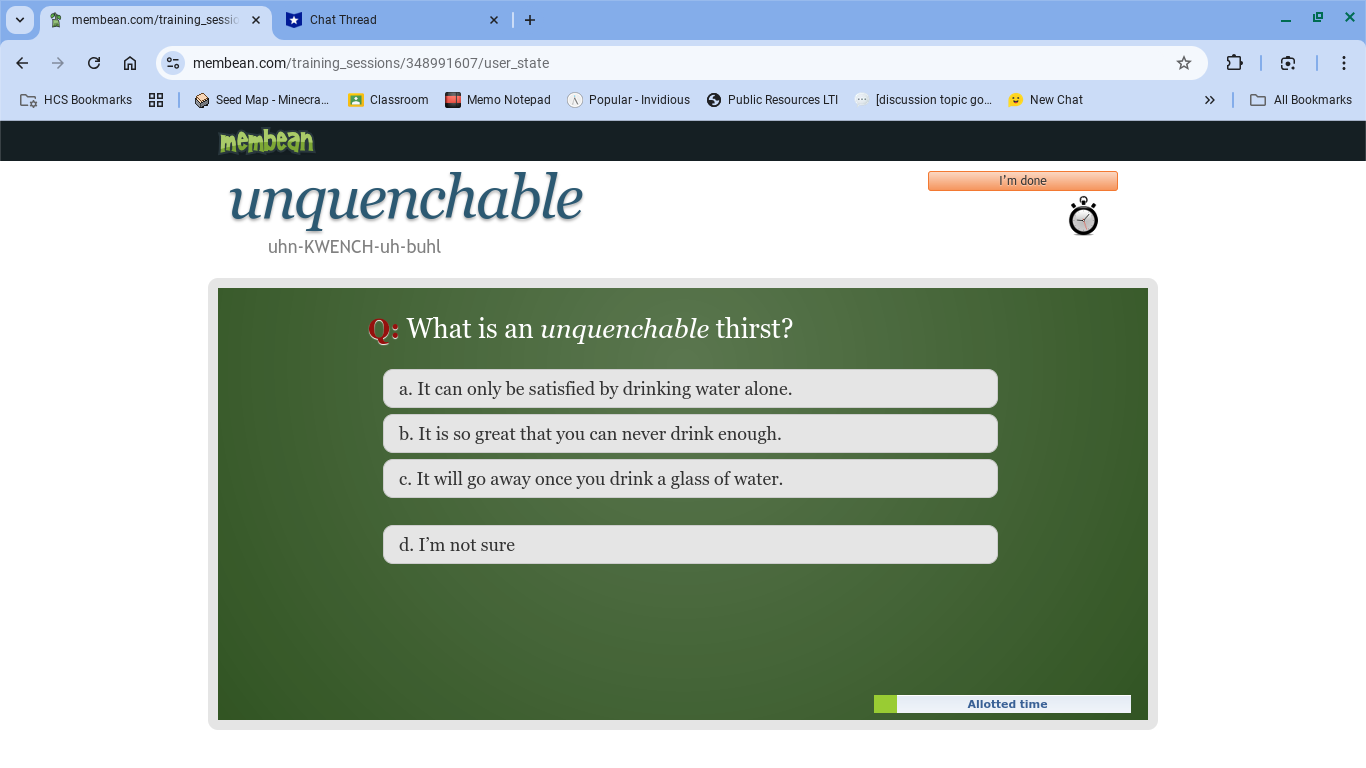 Same way membean.com/training_sessionx *Chat