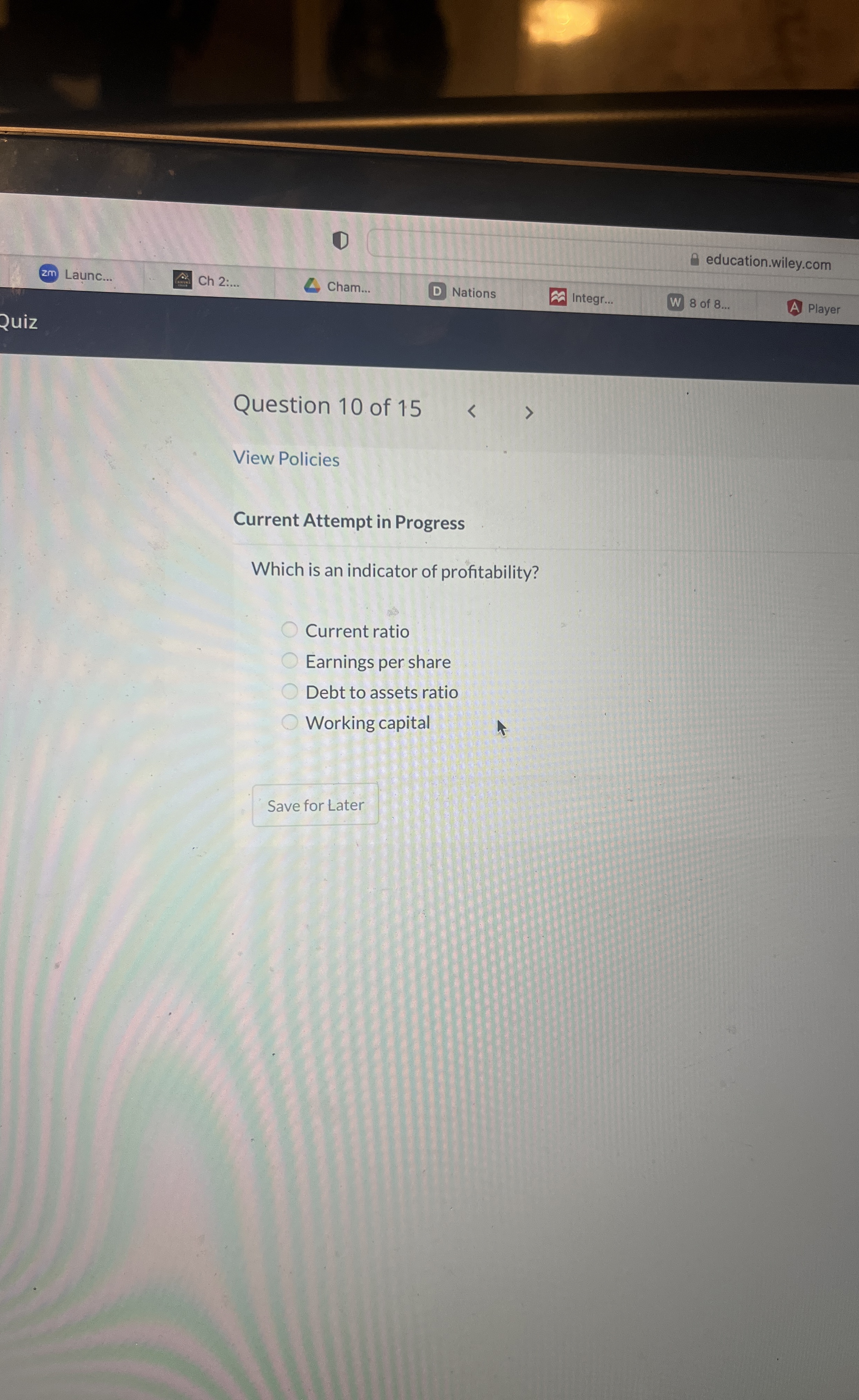 Launc... Ch 2 : . . . Cham... Nations Integr.. 8