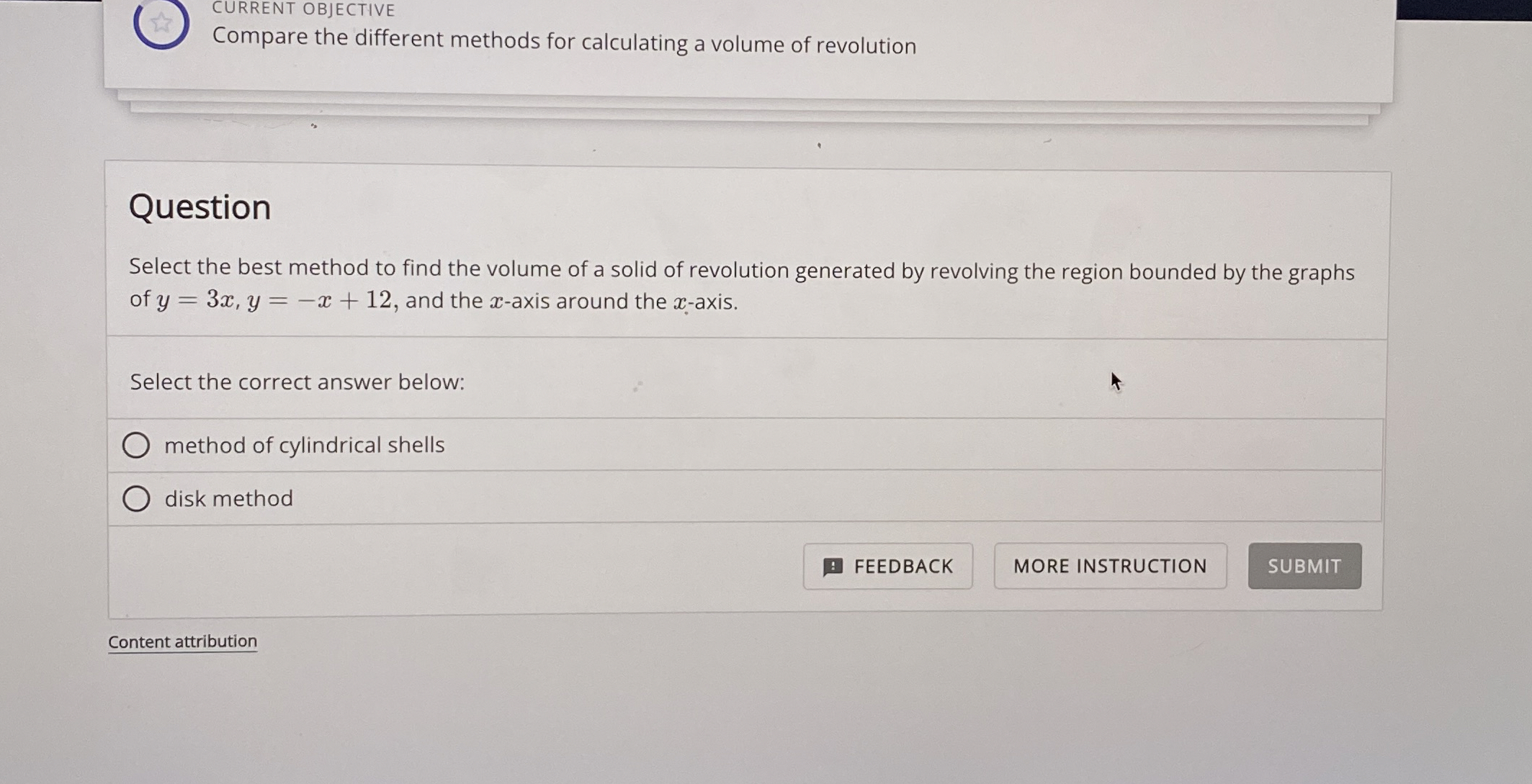 0 CURRENT OBJECTIVE Compare the different methods
