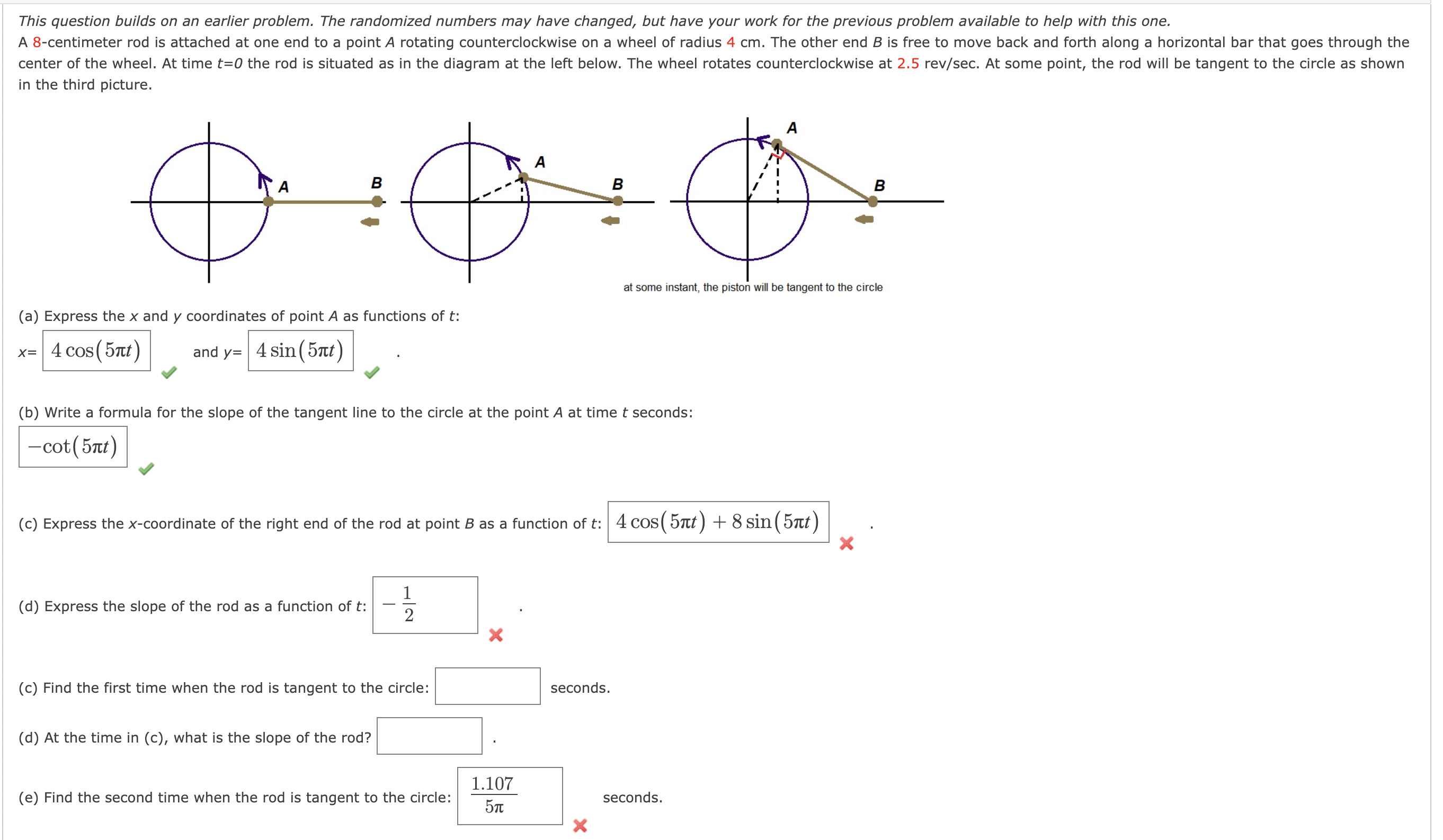 This question builds on an earlier problem. The