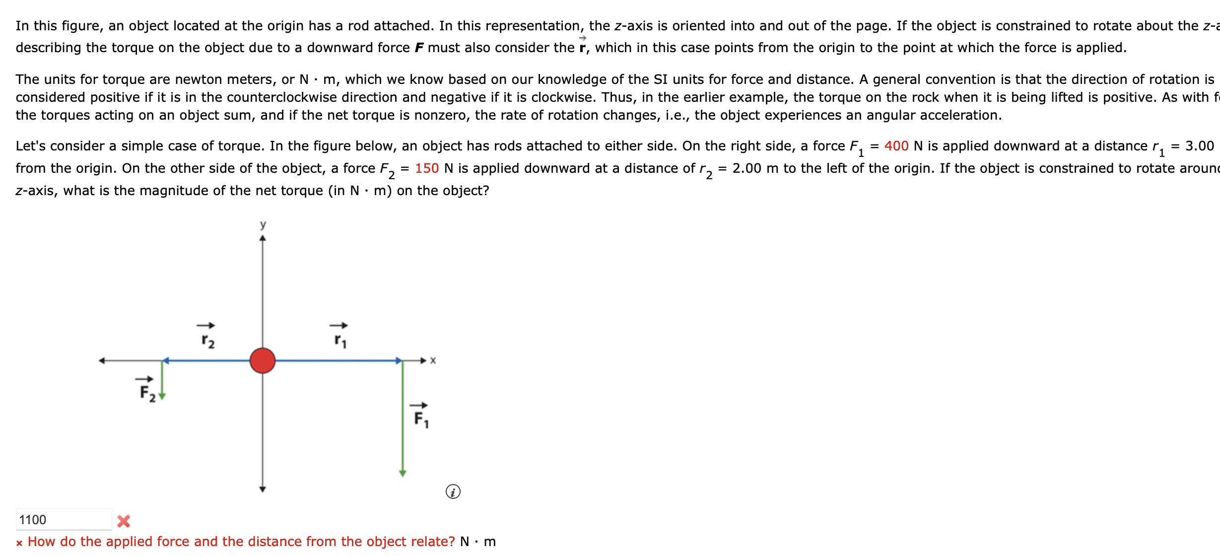 answer In this figure, an object located at the
