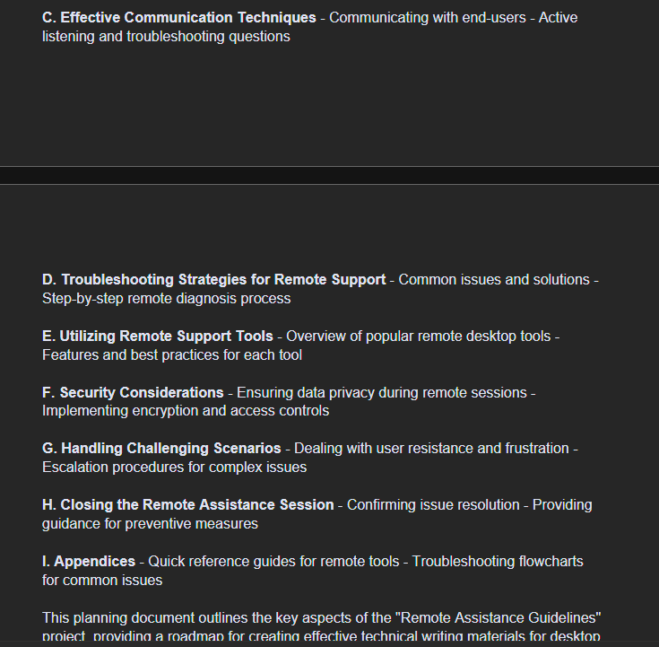 Assignment: Produce a rough draft of a