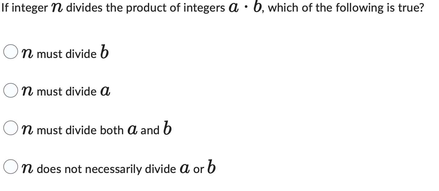 answer If integer 12 divides the product of