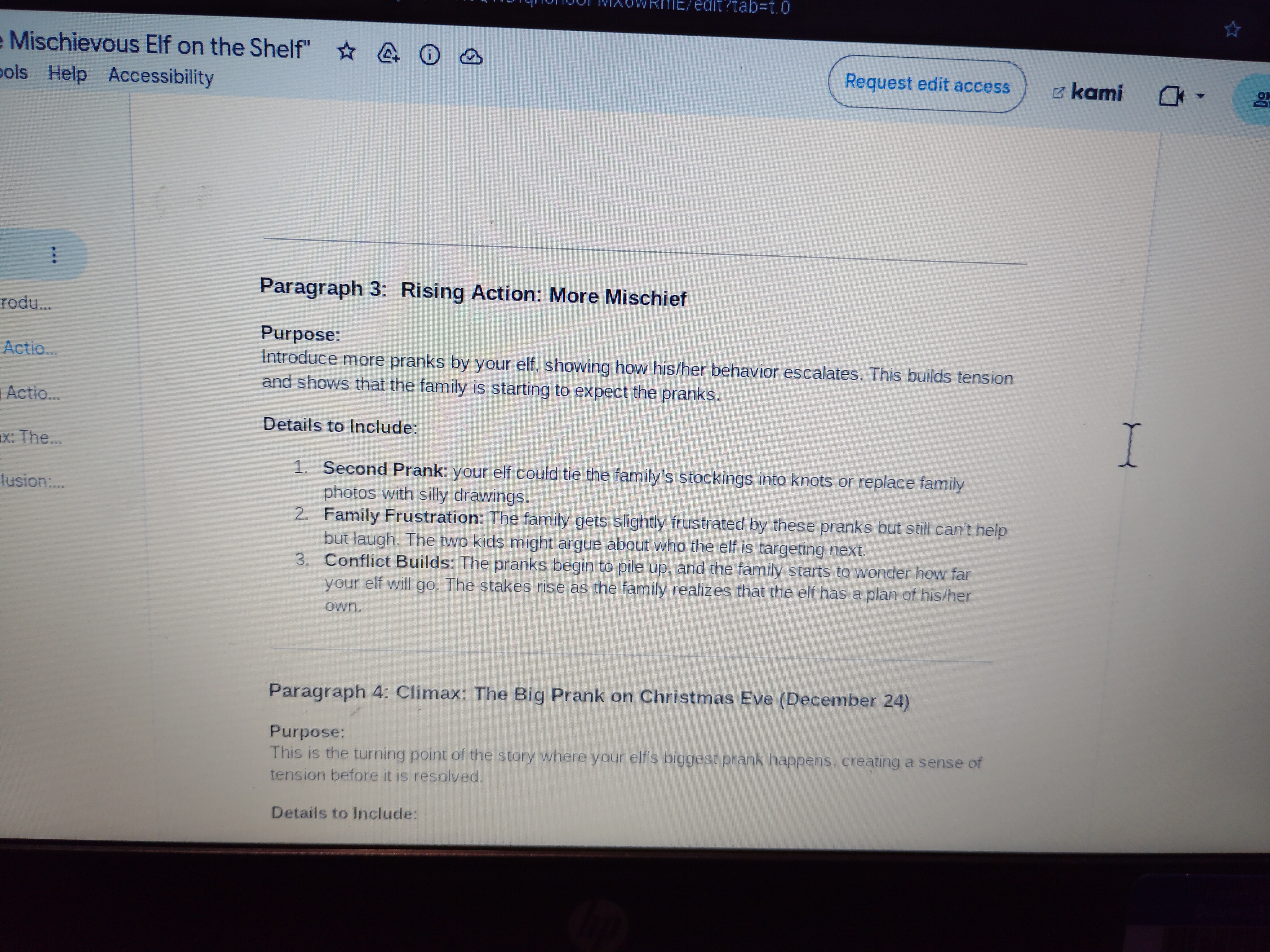 Accessibility 6 kami "The Mischievous Elf on the