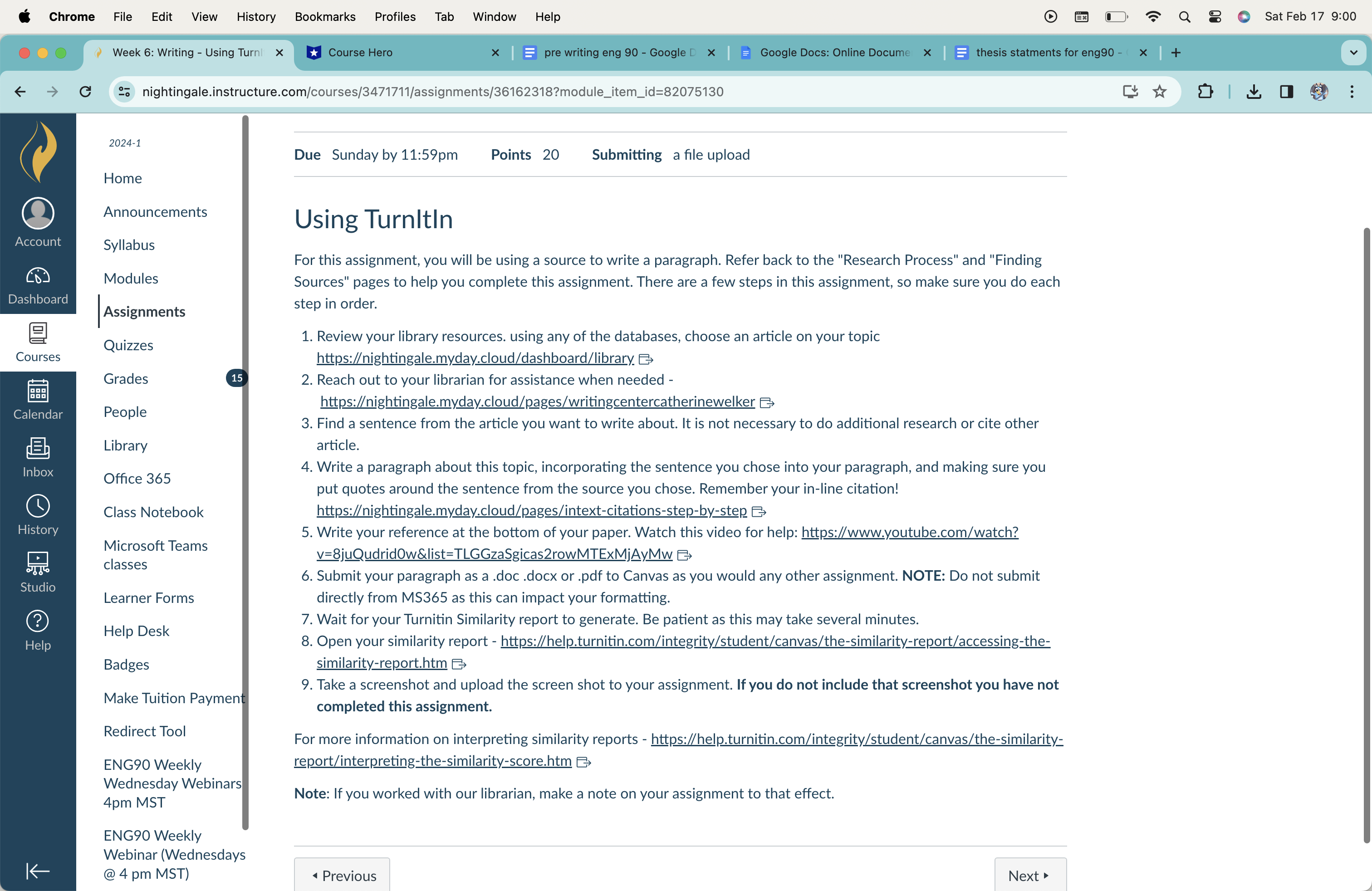 Chrome File Edit View History Bookmarks Profiles