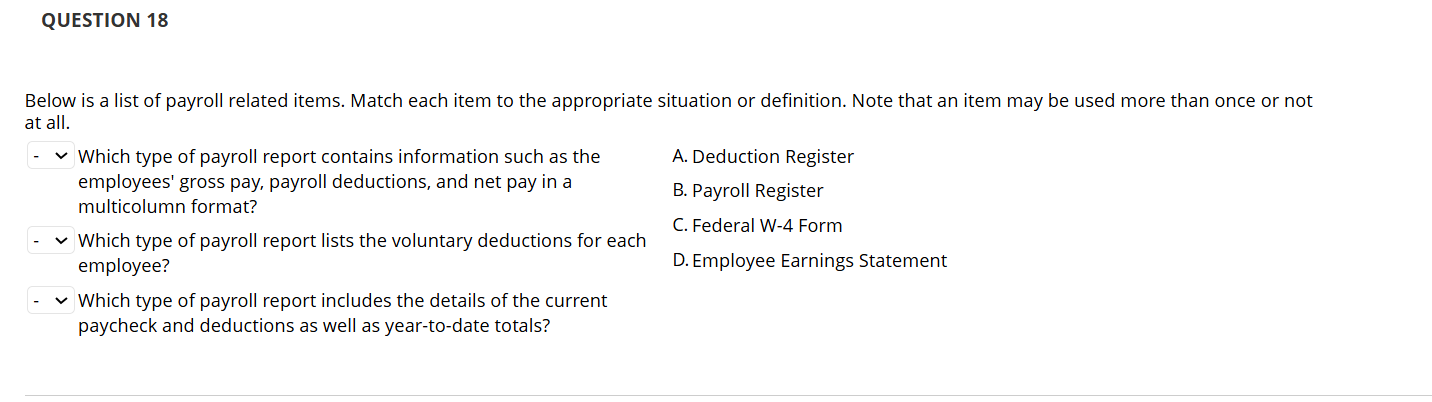 QUESTION 1 8 : ( PLEASE VIEW THE PICTURE BEFORE