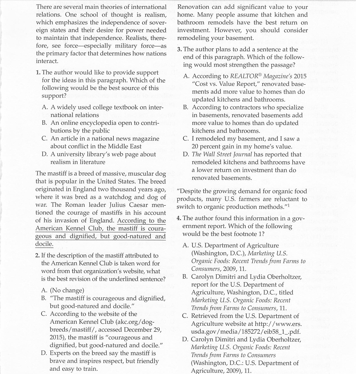 (A @ D] e Use precise words instead of vague