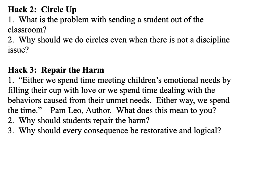 Hack 2: Circle Up 1. What is the problem with