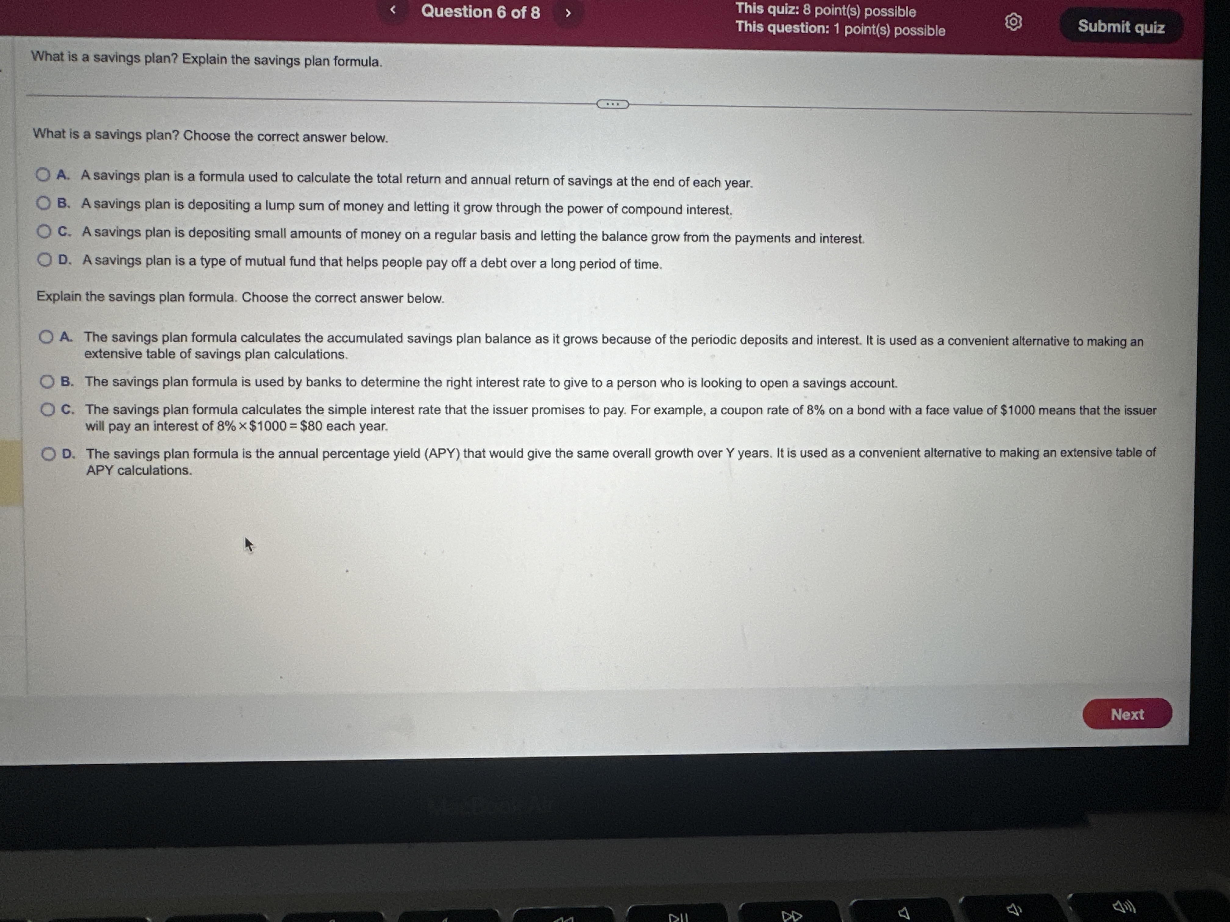 Read the question and answer with letter answer