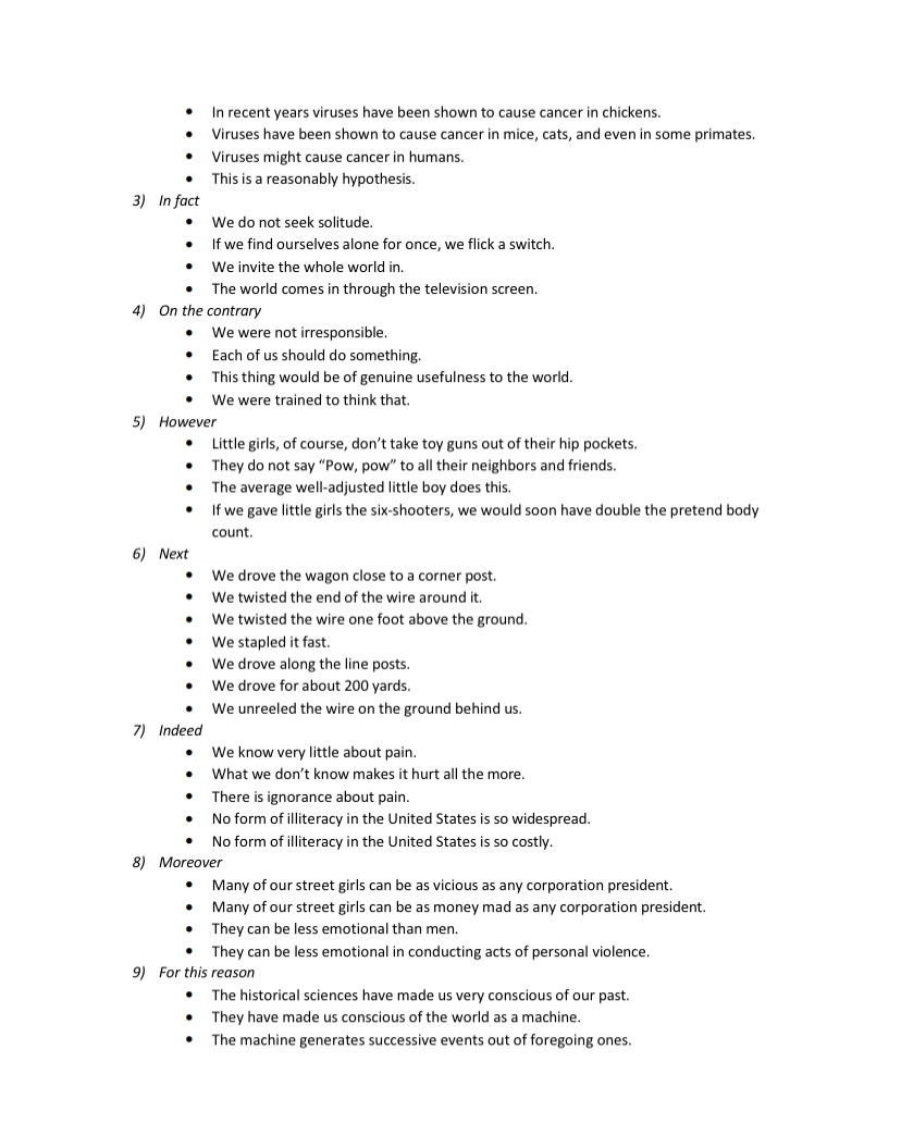 Conciseness, Cohesion, and Coherence Directed