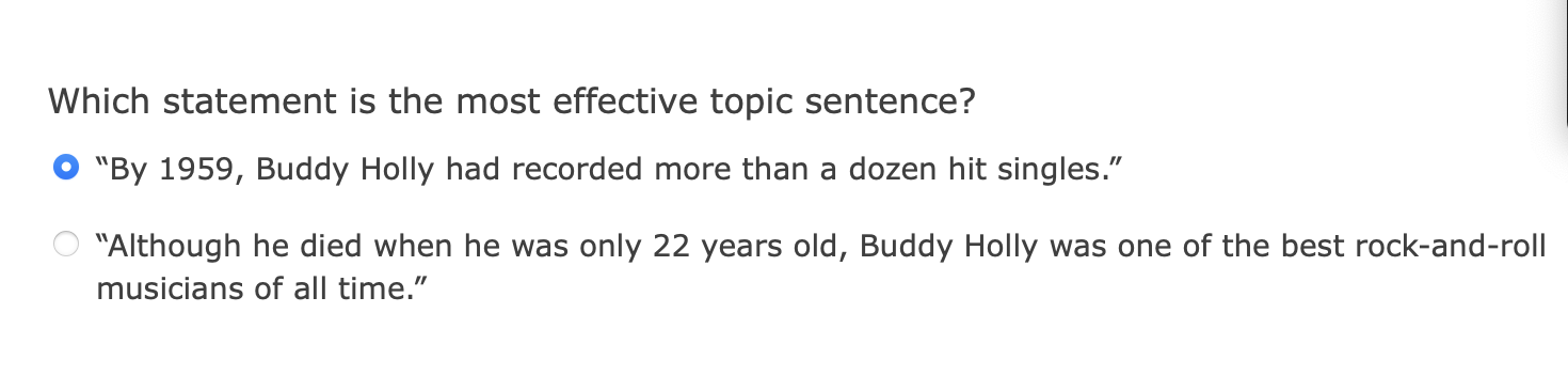 Indicate whether the following statement is true