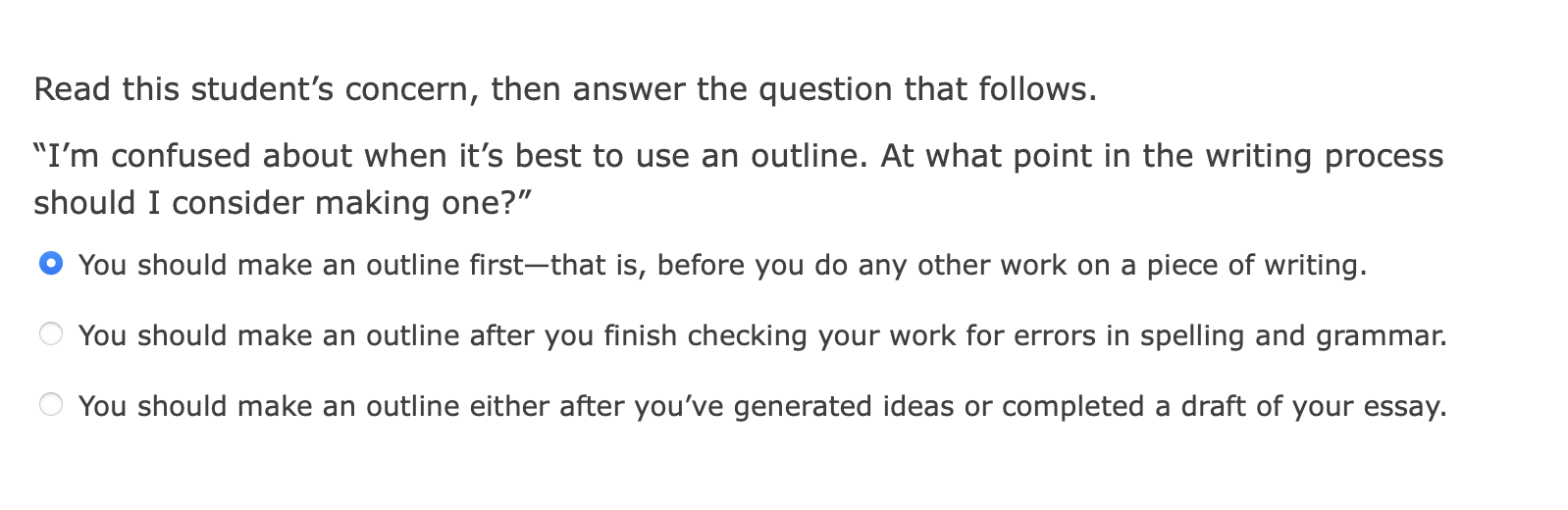 Indicate whether the following statement is true