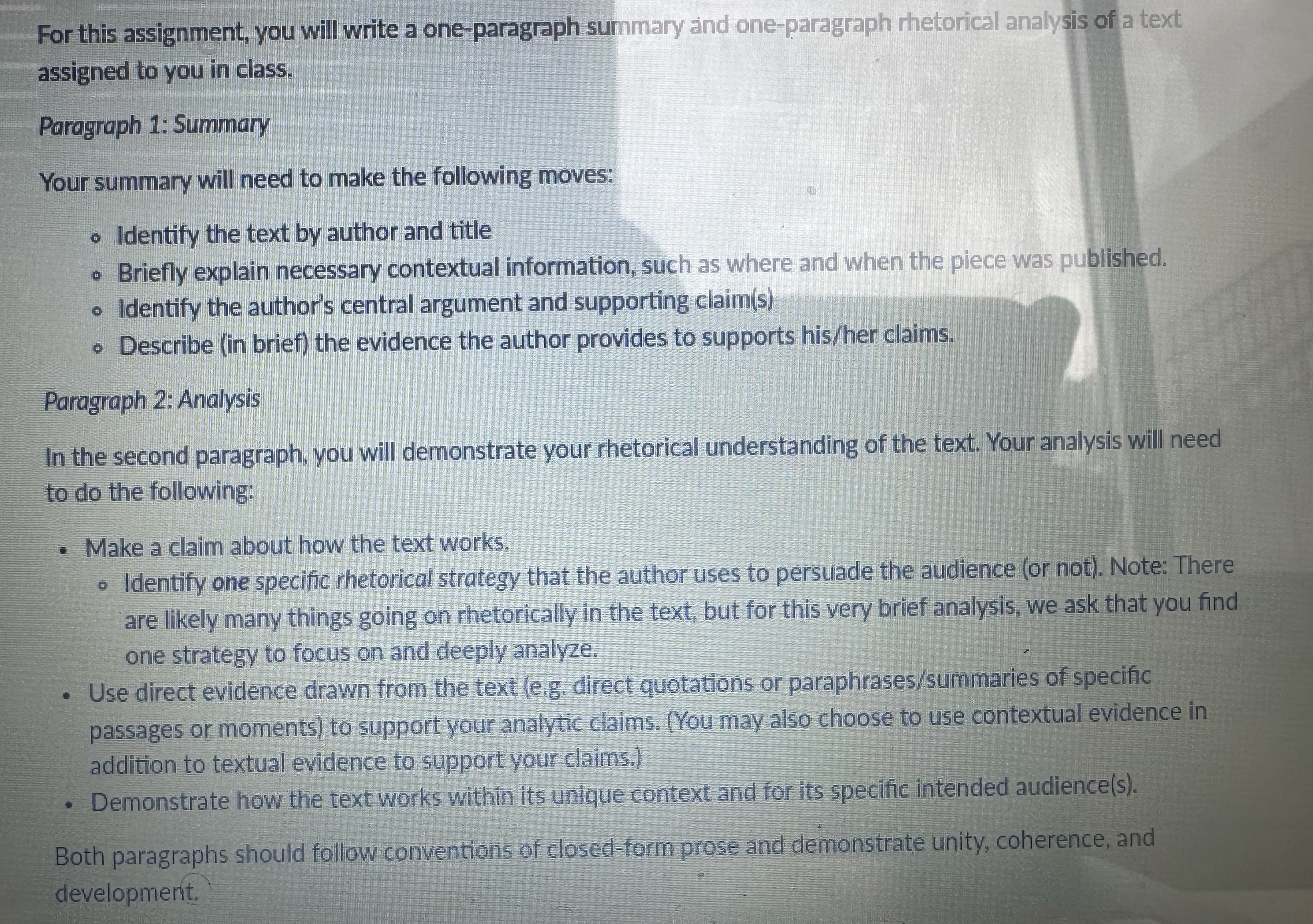 The article is called Yale: reflection on class