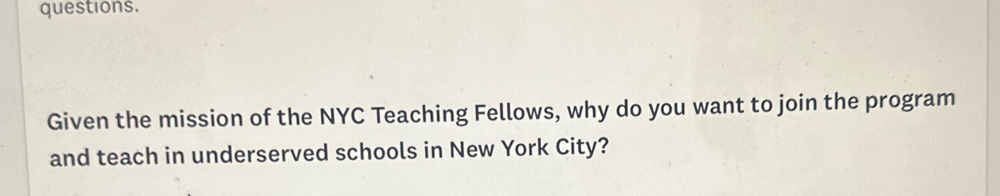 The reason why I am applying is because I want to