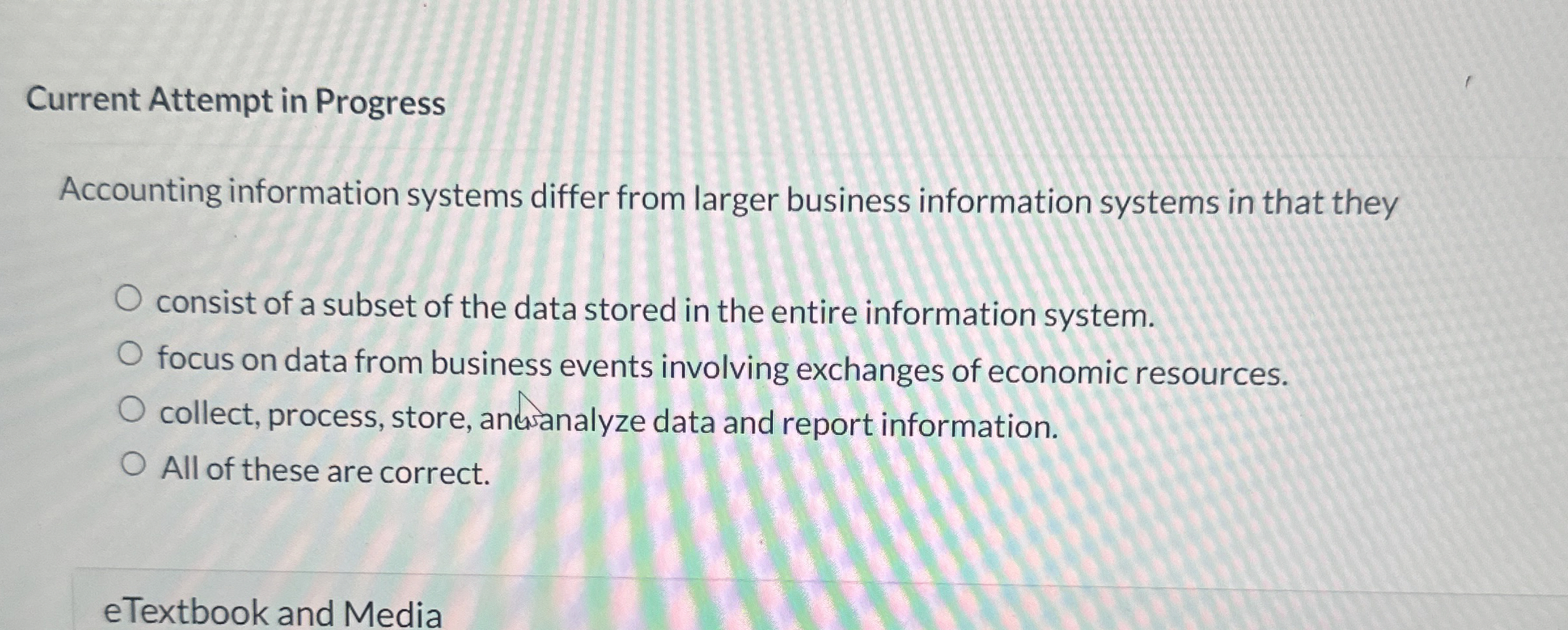 Current Attempt in Progress Accounting