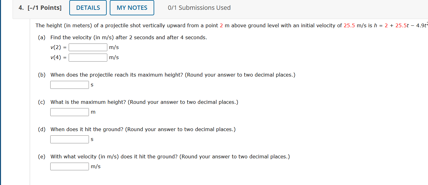 Please answer clearly and concisely 4. [-/1