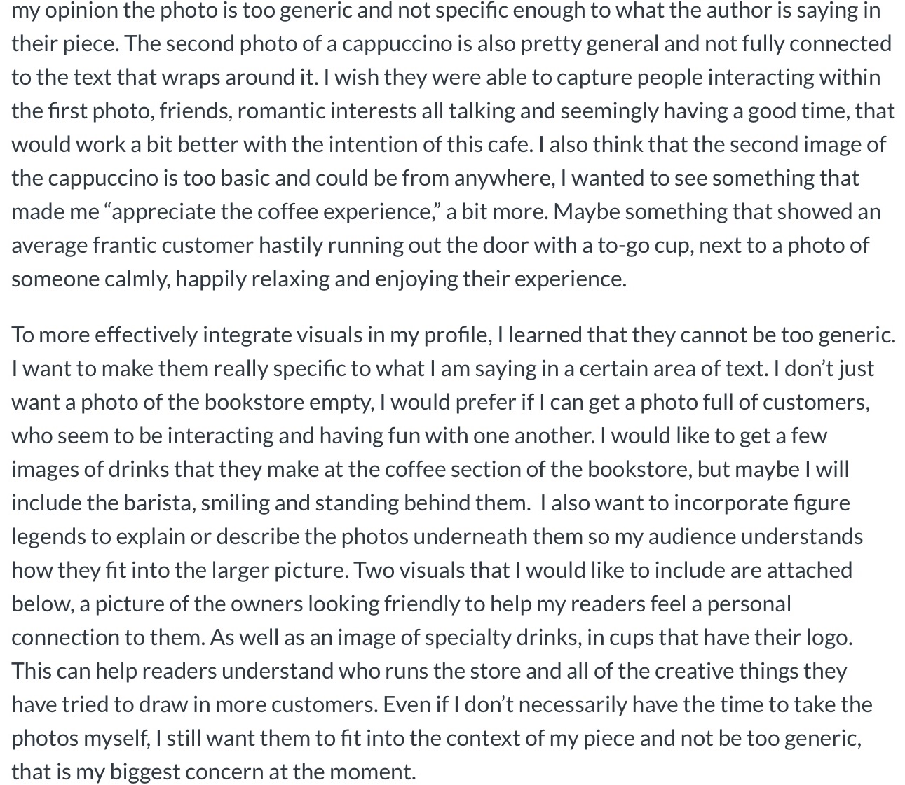 What is a comment, compliment,connection, or a